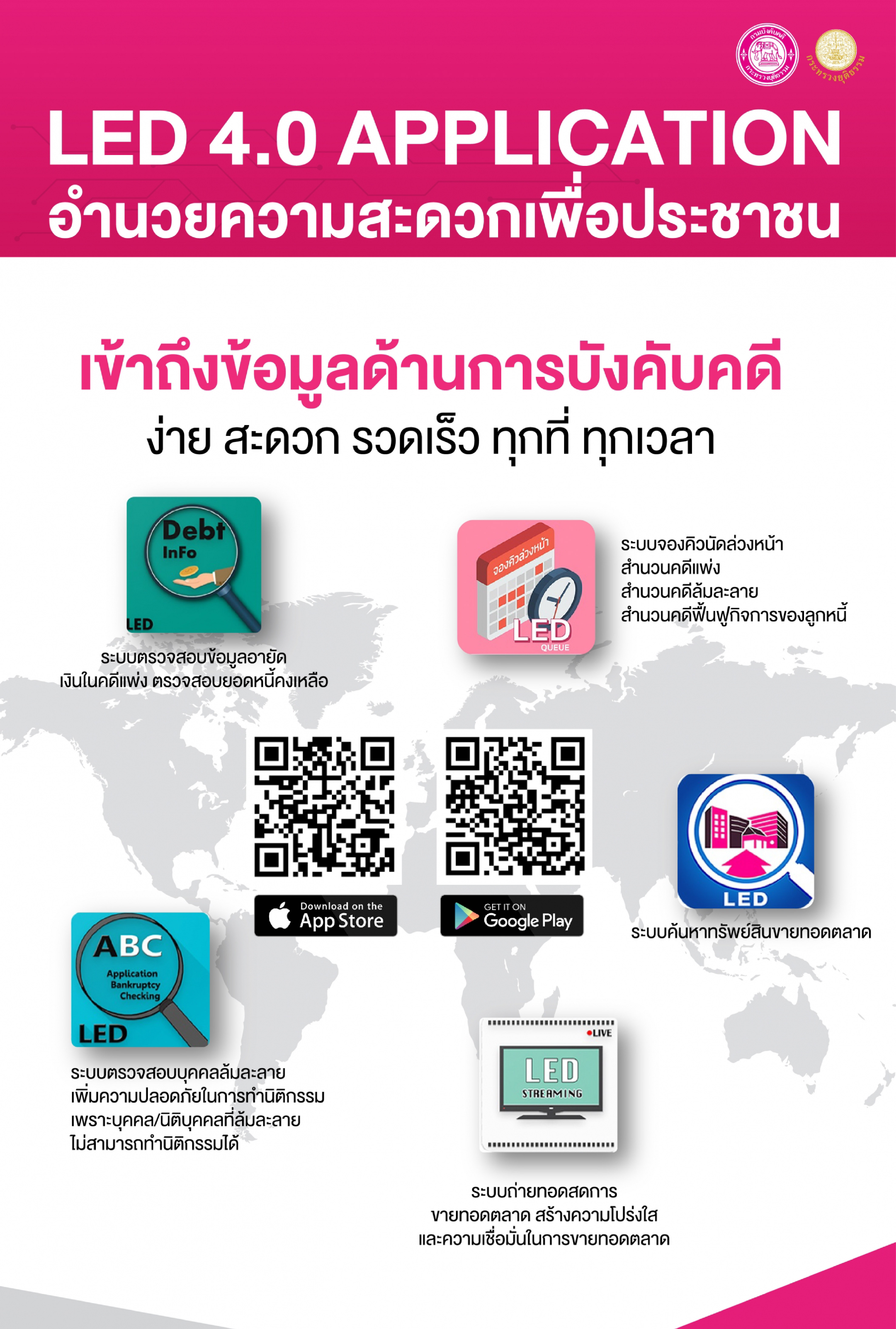 ﻿กรมบังคับคดี Application